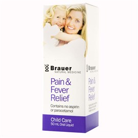 Brauer Children'S Pain & Fever Relief 50ml Oral Liquid