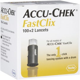 AccuChek Fastclix 102 Lancets