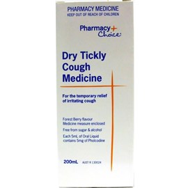 Pharmacy Choice Dry Tickly Cough 200ml