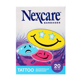 Nexcare Tattoo Waterproof 20 Packs