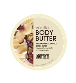 Designer Brand Body Butter Vanilla Tub