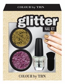 TBN Nail Kit Glitter Gold