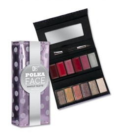 Designer Brand Polka Face Compact Purples