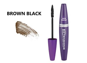 Designer Brand Lash Extensions Water Resistant Brown Black