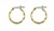 Rossan 19mm Twist Hoop Gold FE4310