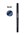 Designer Brand Retractable Pencil Blue