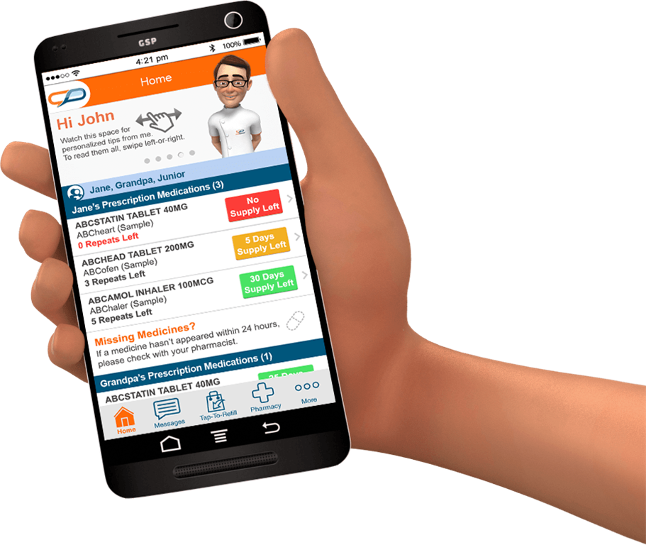 Medadvisor phone banner