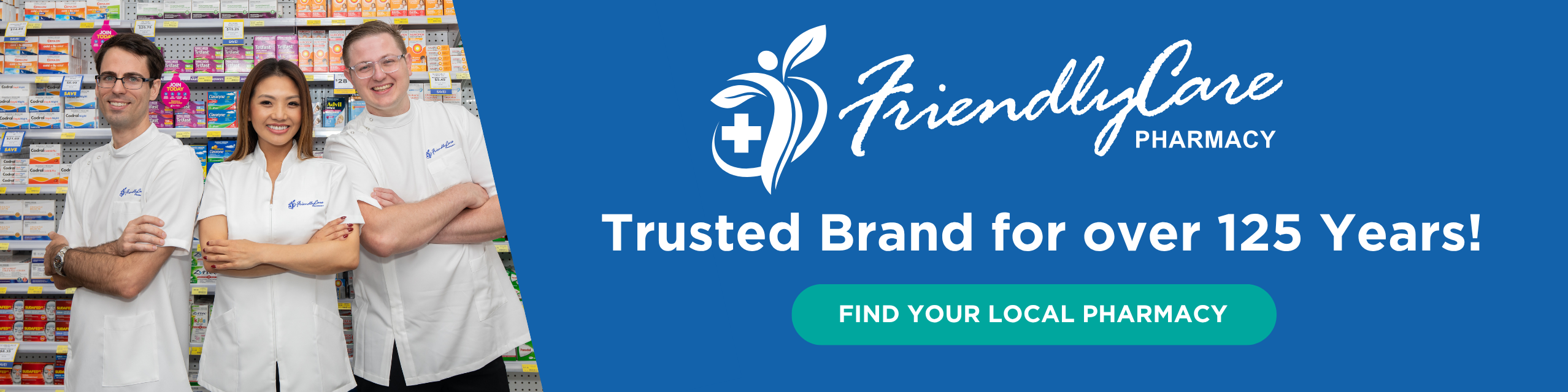 FriendlyCare Pharmacy - Trusted Brand Banner